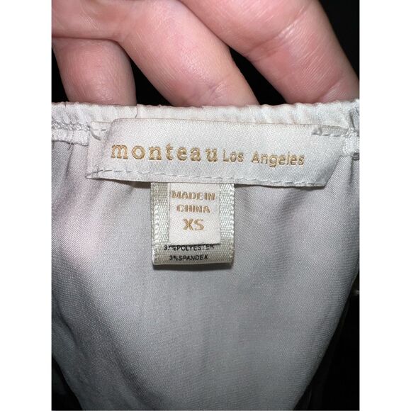 Y2K Cream Ruched Cami Tank XS - Picture 5 of 5